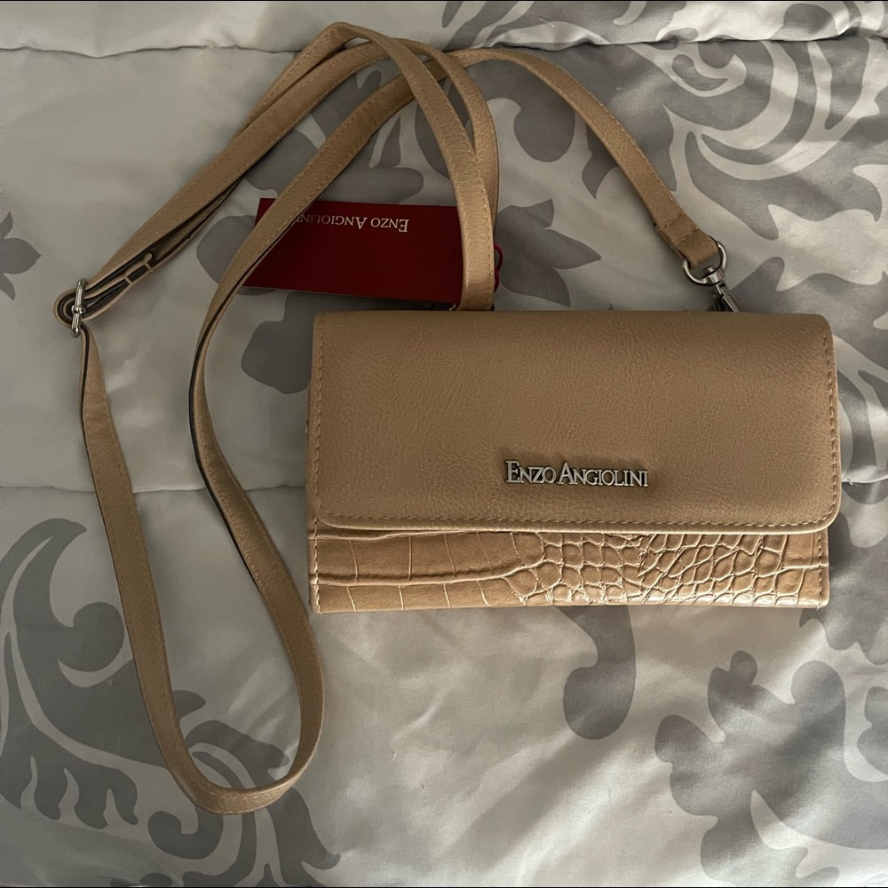 NWT ENZO ANGIOLINI WALLET/CROSSBODY BAG